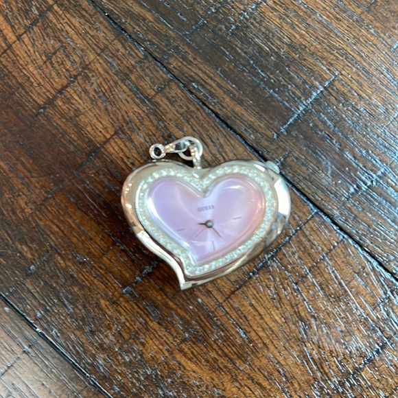 Guess Accessories - Guess Heart Shaped Charm/Pendant Watch